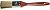 Кисть плоская STAYER "LASUR - LUX", деревянная ручка, смешанная щетина, 25мм
