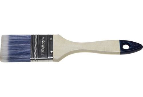 Кисть плоская STAYER "AQUA-STANDARD", искусственная щетина, деревянная ручка, 50 мм 