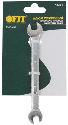 Ключ рожковый усиленный "Модерн"  6х7 мм