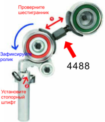 Приспособление для фиксации натяжного ролика Toyota JTC /1