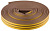 Уплотнитель ЗУБР резиновый самоклеящийся профиль "D", коричневый, 16м