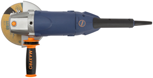MAX-PRO Шлифмашина угловая 2000 Вт, 8500об/мин, быстрозажимной кожух 180мм, антивибрационная ручка, 