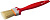 Кисть плоская ЗУБР"УНИВЕРСАЛ-СТАНДАРТ", натуральная щетина, пластмассовая ручка, 1, 5"/38 мм