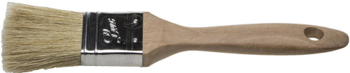 Кисть плоская STAYER "UNIVERSAL-LUX", натуральная щетина, деревянная ручка, 38 мм