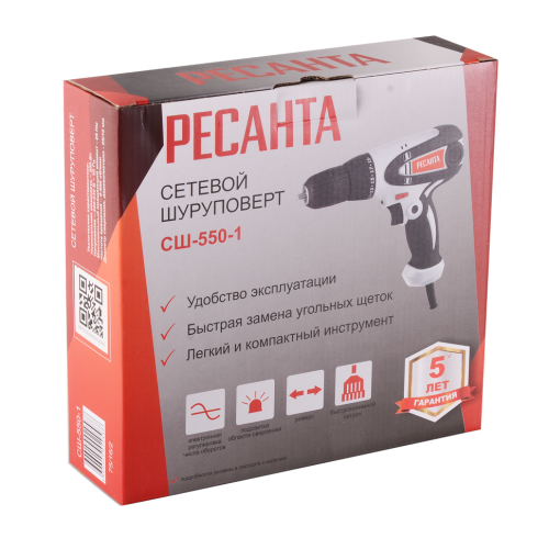 Сетевой шуруповерт СШ-550-1 Ресанта