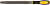 Напильник, прорезиненная ручка, полукруглый 200 мм