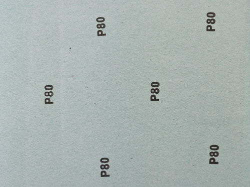 Лист шлифовальный ЗУБР "СТАНДАРТ" на бумажной основе, водостойкий 230х280 мм, Р80, 5шт