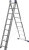 Лестница СИБИН универсальная,  трехсекционная со стабилизатором, 9 ступеней