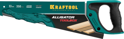 Ножовка KRAFTOOL Expert KraftMax TOOLBOX, многоцелевая, с точным резом 13 /14 TPI, 350мм 15227-35