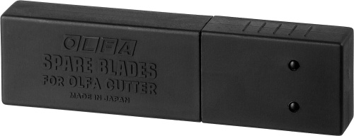 Лезвия OLFA сегментированные BLACK MAX, 9х80х0, 38 мм, 13 сегментов, 50шт 