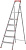 Лестница-стремянка стальная, 6 ступеней, вес 7,65 кг