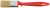 Кисть флейцевая "Крафт", натур.светлая щетина, пластиковая ручка с выемкой  35 мм
