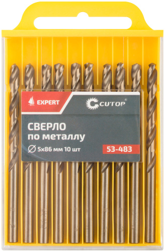 Сверло по металлу Cutop EXPERT, 5х86 мм (10 шт)