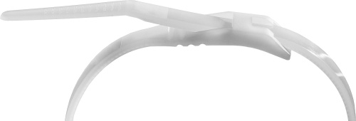 Кабельные стяжки белые КОБРА, с плоским замком, 7.6 х 280 мм, 10 шт, нейлоновые, ЗУБР