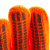 Перчатки трикотажные, акрил, ПВХ гель "Протектор", оранжевый, оверлок, Россия СИБРТЕХ