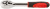 Вороток (трещотка), механизм легированная сталь 40Cr, пластиковая прорезиненная ручка, 1/4", 24 зубц