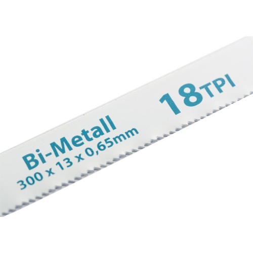 Полотна для ножовки по металлу, 300 мм, 18TPI, BIM, 2 шт GROSS 