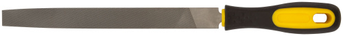 Напильник, прорезиненная ручка, плоский 200 мм