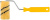 Валик полиакриловый бежевый с черной полосой "миди", диам. 30/51 мм, ворс 10,5 мм, 100 мм