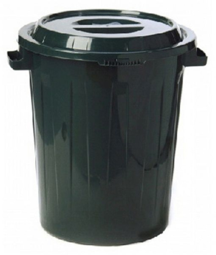 Бак для мусора 90 лит, зеленый