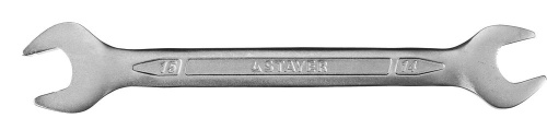 Рожковый гаечный ключ 14 x 15 мм, STAYER