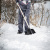 Лопата снеговая, 360 х 400 мм, с черенком 1с, алюминиевая окантовка Сибртех