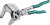 Клещи переставные-гаечный ключ KNIX (Vise-Wrench), 250 / 50 мм (2 "), KRAFTOOL
