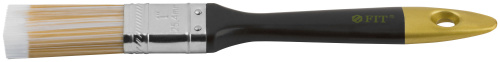 Кисть флейцевая "Лайн", искусственная щетина, пластиковая ручка  1" (25 мм)