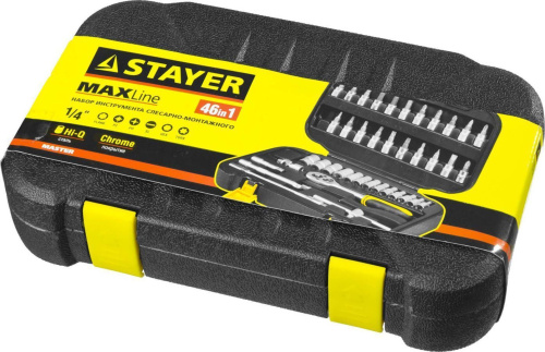 Набор слесарно-монтажного инструмента STAYER "MASTER", 46 предметов