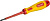 Отвертка KRAFTOOL, высоковольтная, Cr-Mo-V стержень, маслобензостойкая рукоятка, PH №1, 80 мм