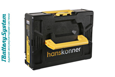 Аккумуляторная углошлифовальная машина Hanskonner HAG1812E