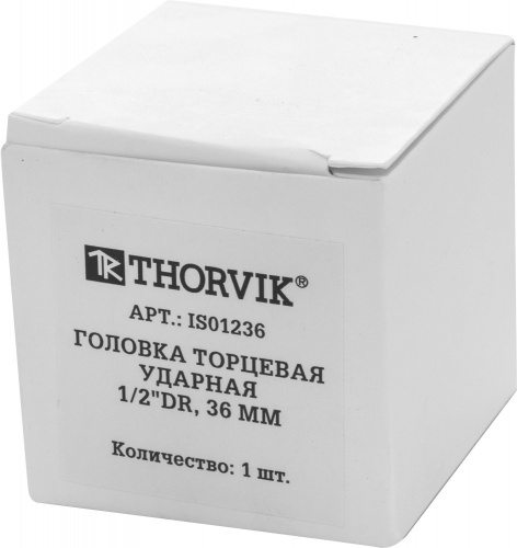 Головка торцевая ударная 1/2 DR, 36 мм Thorvik IS01236