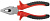 Плоскогубцы комбинированные "Оптима", двухцветные обрезиненные ручки, полированная сталь 165 мм