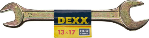 Рожковый гаечный ключ 13 х 17 мм, DEXX
