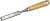 Стамеска-долото "СТ 500" с деревянной ручкой, хромованадиевая, 22мм, ЗУБР