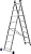Лестница СИБИН универсальная, двухсекционная, 8 ступеней