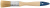 Кисть флейцевая "Лайт", натур. cветлая щетина, деревянная ручка  1" (25 мм)