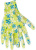 Перчатки садовые из полиэстера с нитрильным обливом, зеленые, L Palisad 677438