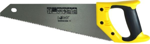 Ножовка по дереву Barracuda 11, 350 мм, 3D, Pobedit