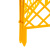 Забор декоративный "Сетка" 24 х 320 см, желтый, Россия Palisad