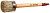 Кисть круглая ЗУБР "УНИВЕРСАЛ - МАСТЕР", светлая щетина, деревянная ручка, №16, 55мм