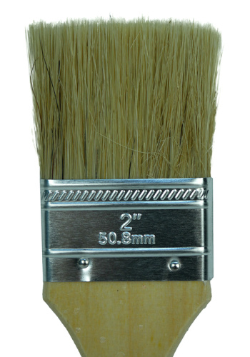 9040-36-050C Кисть плоская Standard 2" (50мм), натуральная щетина, деревянная ручка, Союз