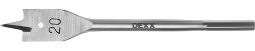 Сверло по дереву перовое, шестигранный хвостовик, DEXX 2945-20, 20 мм