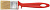 Кисть флейцевая "Крафт", натур.светлая щетина, пластиковая ручка с выемкой  35 мм