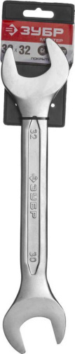 Рожковый гаечный ключ 30 x 32 мм, ЗУБР