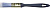 Кисть плоская ЗУБР "АКВА-МАСТЕР" "КП-13", искусственная щетина, пластмассовая ручка, 20 мм 