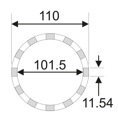 Съемник гайки задней оси 3/4” DR X 101.5mm / 12PT MERCEDES JTC