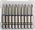 Биты ЗУБР "ЭКСПЕРТ" кованые, хромомолибденовая сталь, тип хвостовика E 1/4", PH1, 50 мм, 10шт 