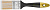 Кисть флейцевая "Лайн", искусственная щетина, пластиковая ручка 1,5" (38 мм)