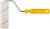 Валик полиакриловый белый с желтой полосой "миди", диам. 30/54 мм, ворс 12 мм, 150 мм